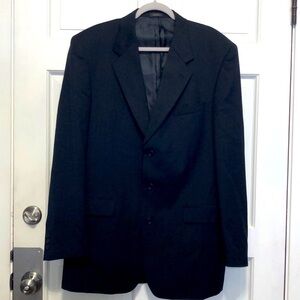 Oleg Cassini Men’s Wool Black Blazer XL